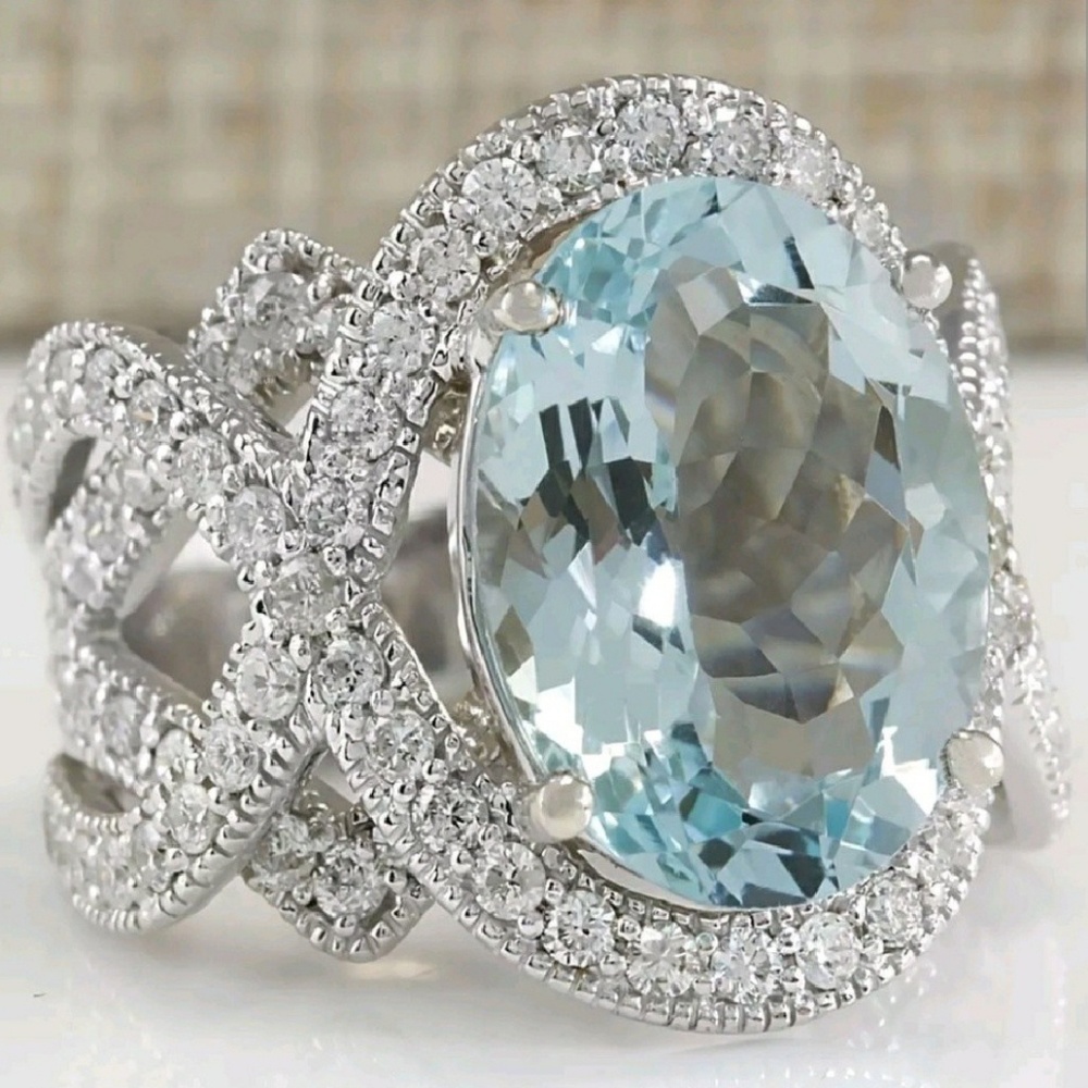 925 sterling silver aquarium ring - Picture 7 of 7